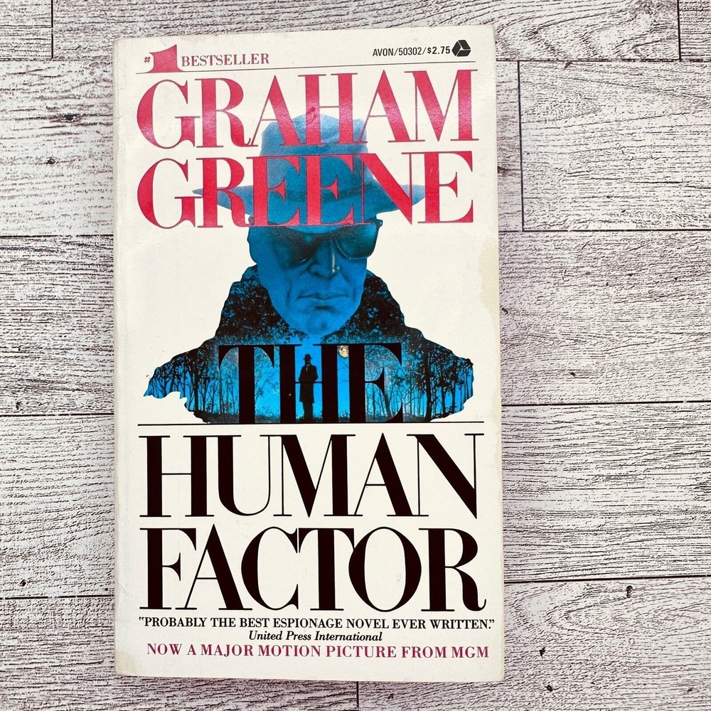 The Human Factor‎ Graham Greene 1979 Paperback Cold War Spy Thriller Avon Books